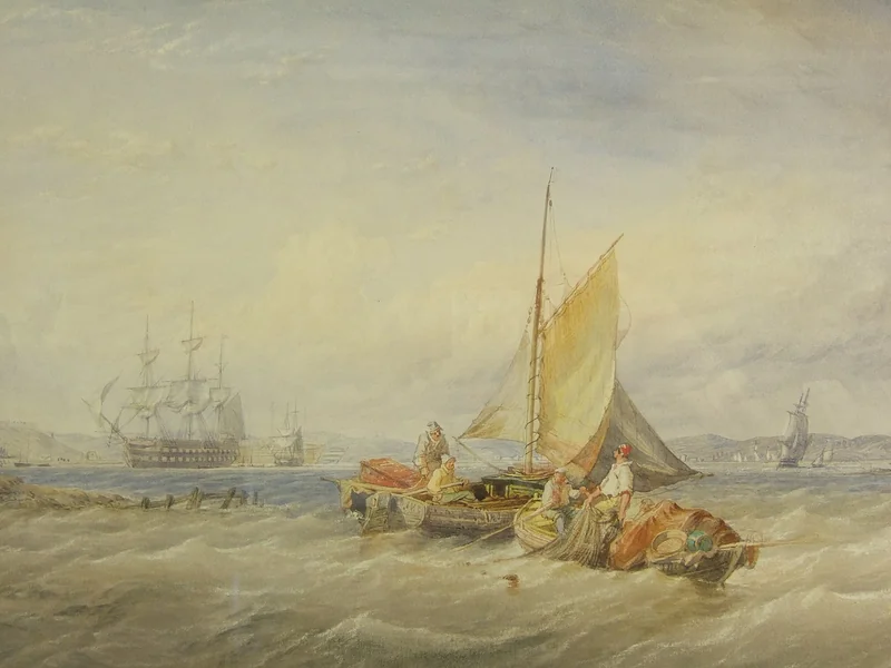 1810-Thomas Sewell Robins - Portare le reti